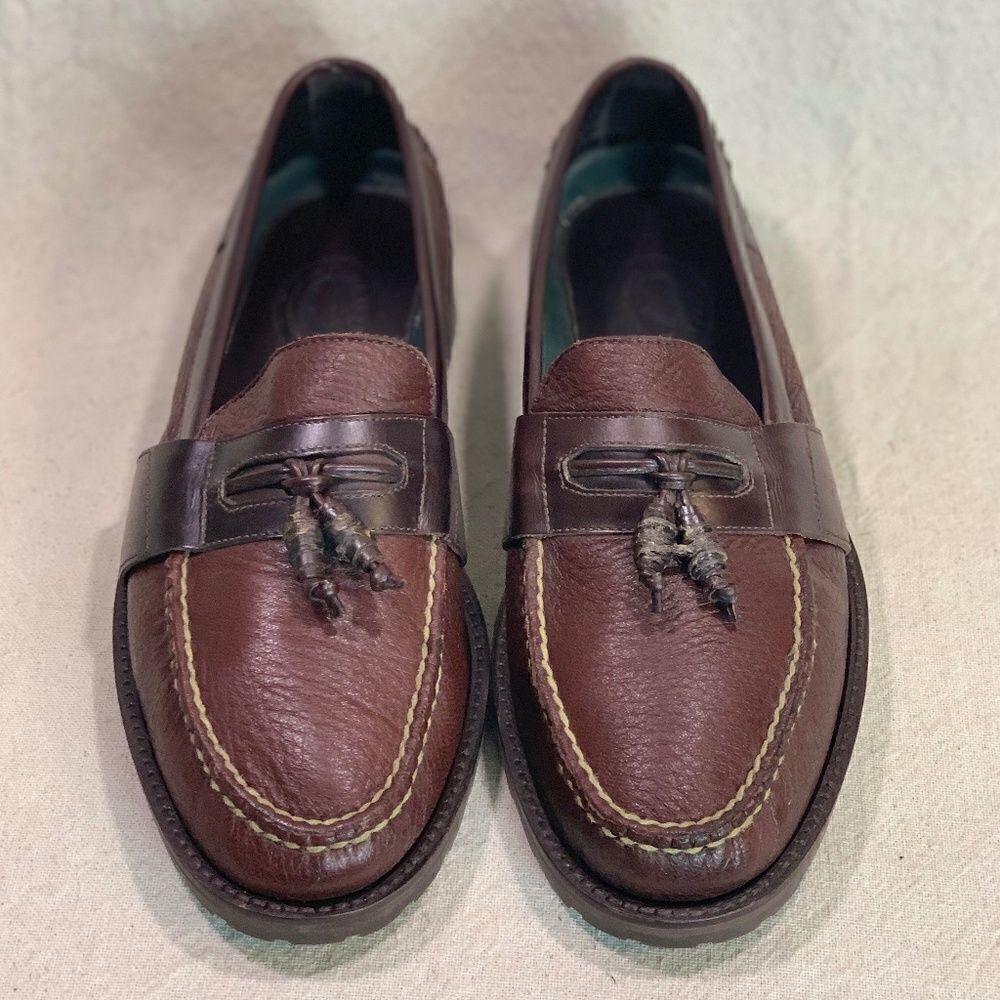 H.S. Trask Tassel Loafers Mens Size 9.5M - Picture 2 of 16